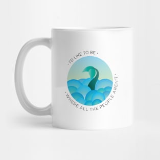 Swim Away Large Mug